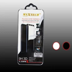 SAMSUNG GALAXY NOTE 8 VETRO TEMPERATO PELLICOLA PROTEGGI SCHERMO 3D MAXTECH P-NOTE8