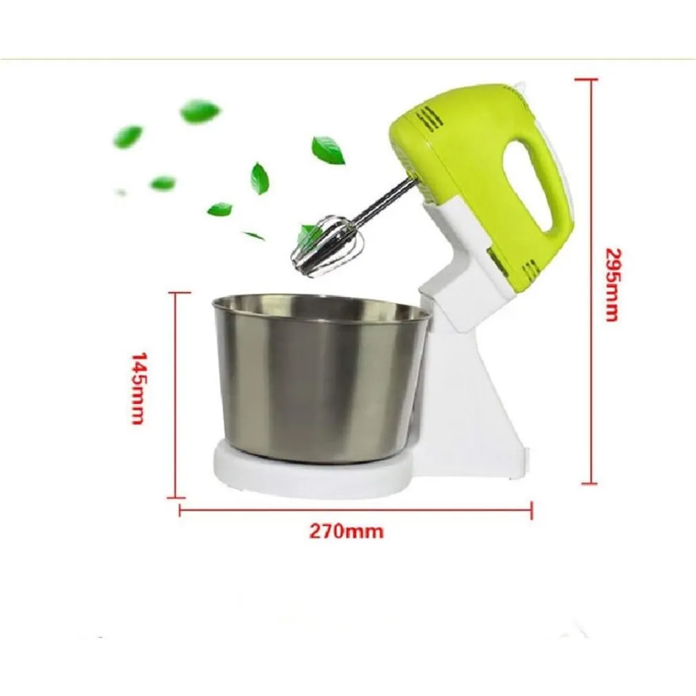 SBATTITORE MANUALE ELETTRICO FRULLINO PER UOVA PORTATILE 100W 7 VELOCITÀ CON PULSANTE TURBO