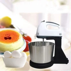 SBATTITORE MANUALE ELETTRICO FRULLINO PER UOVA PORTATILE 100W 7 VELOCITÀ CON PULSANTE TURBO