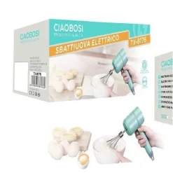 SBATTIUOVA SBATTIUOVO PANNA SBATTI UOVA ELETTRICO 20W RICARICABILE USB TX-8176