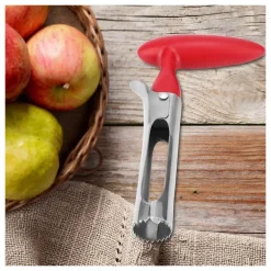 SBUBBIA MELA TAGLIA MELE FRUTTA LEVA RIMUOVI TORSO MANUALE A CLIP IN ACCIAIO