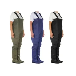 SCAFANDRO DA PESCA STIVALI COSCIA TUTA WADERS CACCIA AGRICOLTURA IMPERMEABILE