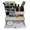 SCAFFALE ORGANIZER PORTAOGGETTI PER COSMETICI GIOIELLI TRUCCO PORTAGIOIE CON CASSETTO