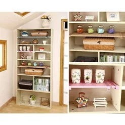 SCAFFALE TELESCOPICO PER ARMADIO REGOLABILE 24CM ALLUNGABILE DA 30-40 CM ACCIAIO