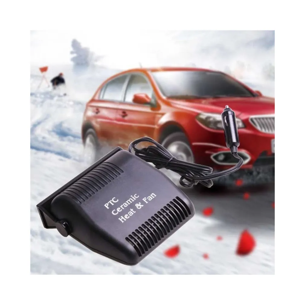 SCALDINO SBRINATORE 12V 150W RISCALDATORE TERMOVENTILATORE VENTILATORE AUTO CAR