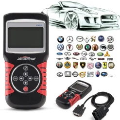 SCANNER DIAGNOSI EOBD OBDII2 DIAGNOSTICA LETTORE CODICI ERRORE CENTRALINA AUTO