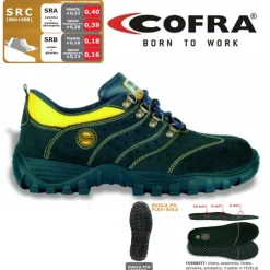 SCARPA ARNO BASSA CROSTA SCAMOSCIATA COFRA DA LAVORO ANTINFORTUNISTICA