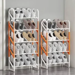 SCARPIERA SCAFFALE ORGANIZER SALVASPAZIO A 3 RIPIANI SCARPE IMPILABILE 53X45X18C