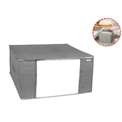 SCATOLA BOX SALVASPAZIO PORTATUTTO CONTENITORE ORGANIZER 45 X 30 X 20 CM 69709