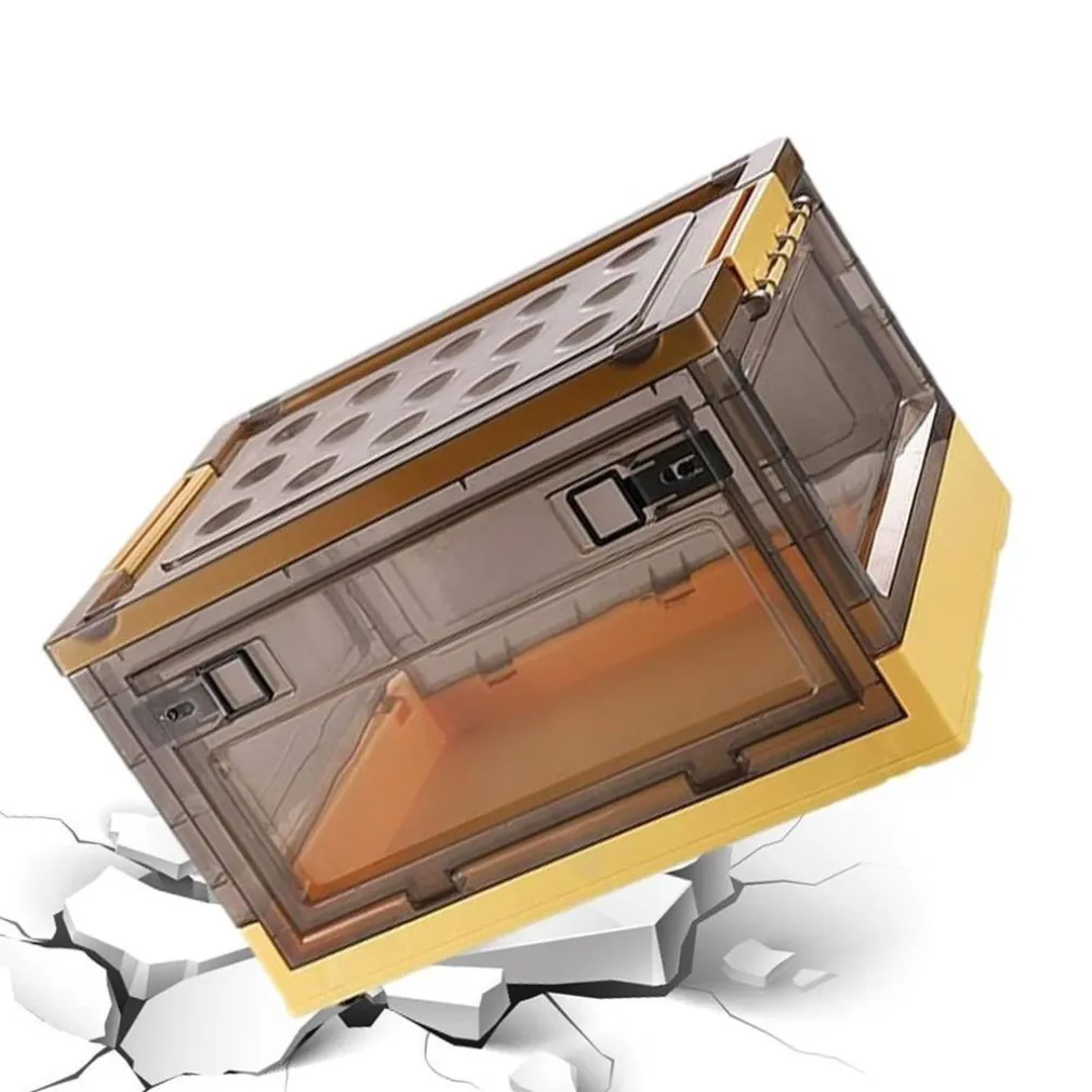 SCATOLA CONTENITORE STOCCAGGIO PIEGHEVOLE SALVASPAZIO CON RUOTE 51 X 34 X 24 CM