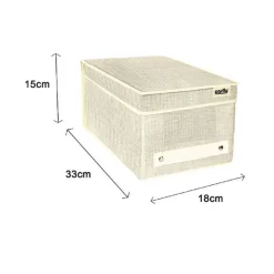 SCATOLA PORTADOCUMENTI DA UFFICIO BOX ORGANIZER PORTATUTTO 18 X 33 X 15 CM 69689