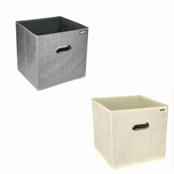 SCATOLA PORTADOCUMENTI DI ARCHIVIAZIONE UFFICIO BOX PORTATUTTO 25X25X25CM 69686