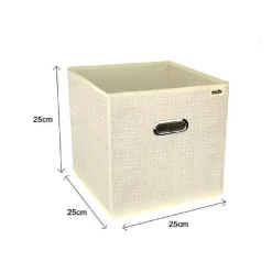 SCATOLA PORTADOCUMENTI DI ARCHIVIAZIONE UFFICIO BOX PORTATUTTO 25X25X25CM 69686