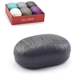 SCATOLA PORTASAPONE 2PZ PLASTICA PORTA SAPONETTA 11X8X4CM CONTENITORE CUSTODIA VIAGGIO