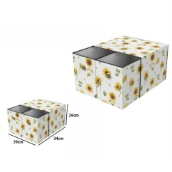 SCATOLA SALVASPAZIO PORTATUTTO PORTA OGGETTI ORGANIZER ARMADI SCAFFALI 39x34x26