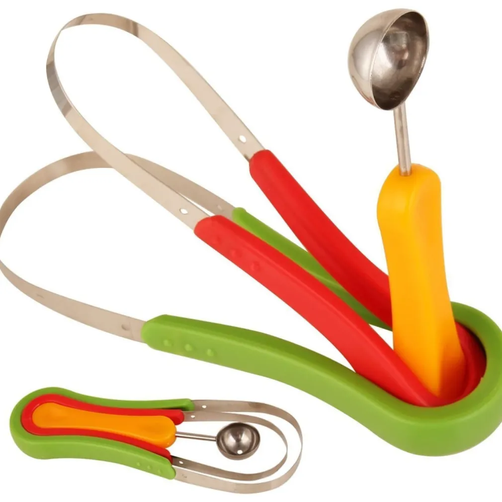 SCAVINO CUCCHIAIO MULTIFUNZIONE TAGLIO MELONE 3 IN 1 SPALLINATORE PER FRUTTA