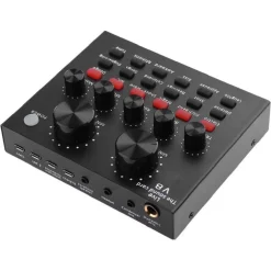 SCHEDA AUDIO V8 CAMBIA VOCE CONVERSIONE EFFETTI SONORI MIXER REGISTRAZIONE USB