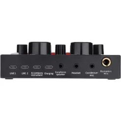 SCHEDA AUDIO V8 CAMBIA VOCE CONVERSIONE EFFETTI SONORI MIXER REGISTRAZIONE USB