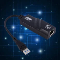 SCHEDA DA USB A INTERNET ABS STABILE AMBIENTALE USB 3.0 GIGABIT ETHERNET Q-C28