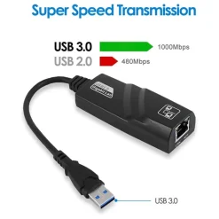 SCHEDA DA USB A INTERNET ABS STABILE AMBIENTALE USB 3.0 GIGABIT ETHERNET Q-C28