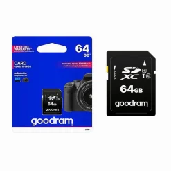 SCHEDA DI MEMORIA SD CARD 64 GB SDXC PER VIDEOCAMERE CLASSE 10 UHS-I S1A0-64GB