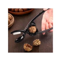 SCHIACCIANOCI 2 IN 1 APRICASTAGNE MULTIFUNZIONE IN METALLO SPACCA CASTAGNE NERO