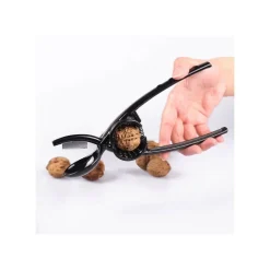 SCHIACCIANOCI 2 IN 1 APRICASTAGNE MULTIFUNZIONE IN METALLO SPACCA CASTAGNE NERO