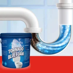 SCHIUMA ATTIVA RAPIDA POWER PULISCI TUTTO WC BAGNO BIDET 1 KG SGORGANTE TUBI