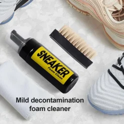 SCHIUMA DETERGENTE PER LA PULIZIA DI SCARPE SNEAKER CLEANING SENZA RISCIACQUO