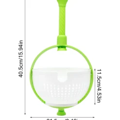 SCOLAPASTA 2IN1 CENTRIFUGA PER LAVARE INSALATA LAVA FRUTTA E VERDURA CESTO SCOLA