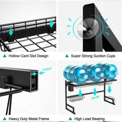SCOLAPIATTI ORGANIZER LAVELLO IN ACCIAIO 2 LIVELLI SALVASPAZIO REGOLABILE CUCINA