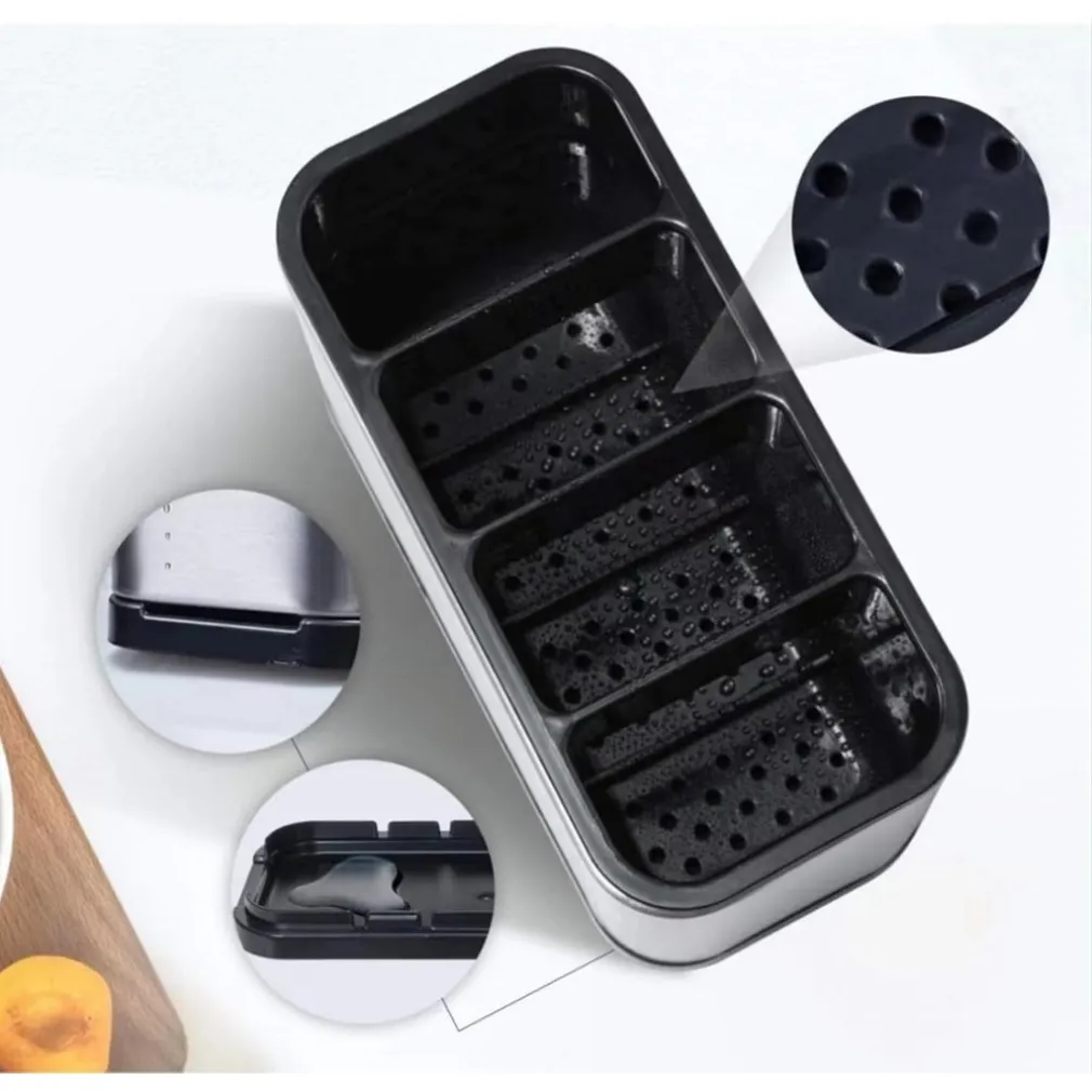 SCOLAPOSATE IN ACCIAIO PER ORGANIZZARE UTENSILI DA CUCINA PORTAPOSATE DESIGN MODERNO