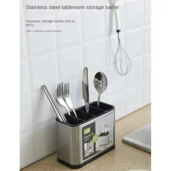 SCOLAPOSATE IN ACCIAIO PER ORGANIZZARE UTENSILI DA CUCINA PORTAPOSATE DESIGN MODERNO