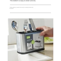 SCOLAPOSATE IN ACCIAIO PER ORGANIZZARE UTENSILI DA CUCINA PORTAPOSATE DESIGN MODERNO