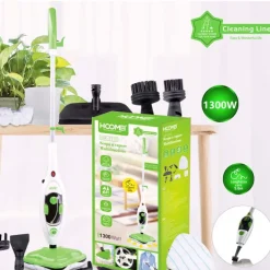 SCOPA ELETTRICA A VAPORE LAVAPAVIMENTI PARQUET PIASTRELLE CON PANNO MICROFIBRA