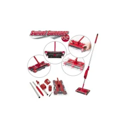 SCOPA ELETTRICA ROTANTE ASPIRAPOLVERE MANICO RUOTANTE SWIVEL SWEEPER SENZA FILI