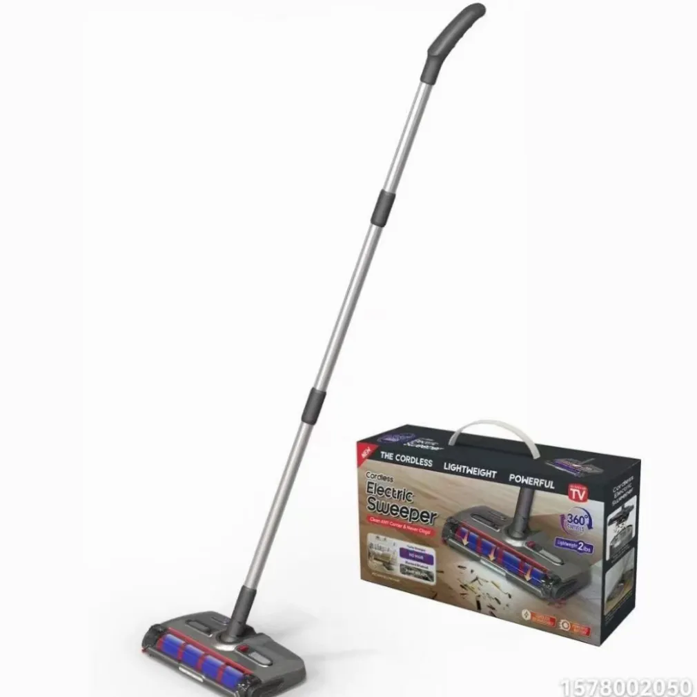 Scopa elettrica rotante senza fili con batteria potente leggera silenziosa snodabile