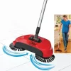 SCOPA ROTANTE 360° CON SETOLE ROTANTI MICROFIBRA ASPIRAPOLVERE SWEEP DRAG SPAZZA