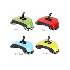 SCOPA ROTANTE 360° CON SETOLE ROTANTI MICROFIBRA ASPIRAPOLVERE SWEEP DRAG SPAZZA