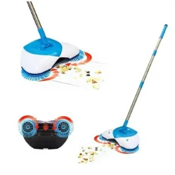 SCOPA ROTANTE EASY ASPIRAPOLVERE PAVIMENTI CON SETOLE ROTANTI SENZA SACCHETTO