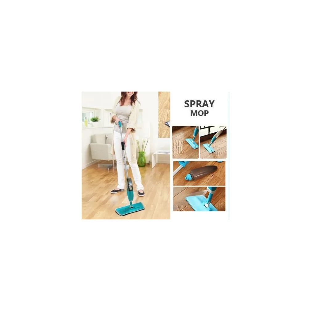 SCOPA SPRAY MOP LAVA ASCIUGA PAVIMENTI LEGGERA CERAMICA MARMO PARQUET HEALTHY