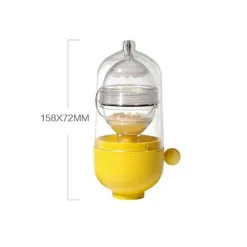 SCUOTITORE AGITATORE FRULLINO PER UOVA IN PLASTICA SCUOTIUOVA MANUALE Q-T191