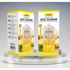 SCUOTITORE AGITATORE FRULLINO PER UOVA IN PLASTICA SCUOTIUOVA MANUALE Q-T191