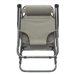 SDRAIO SEDIA LETTINO RELAX PRENDISOLE DA SPIAGGIA GIARDINO PIEGHEVOLE CREMA 285003