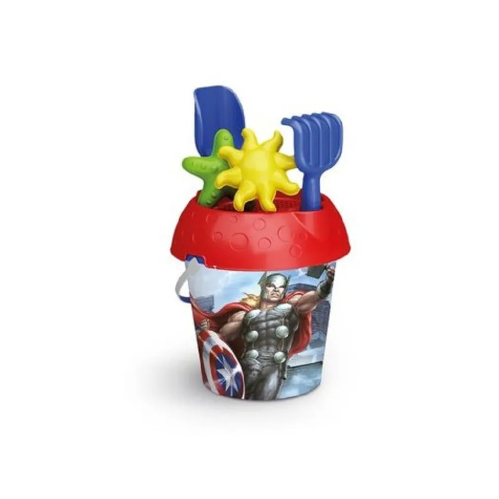 SECCHIELLO 18 CM AVENGERS FORMINE ACCESSORI GIOCHI MARE SPIAGGIA BAMBINE 861009