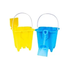 SECCHIELLO A CASTELLO CON PALETTA 2 PZ SPIAGGIA ESTATE BAMBINI 2 COLORI 6560008