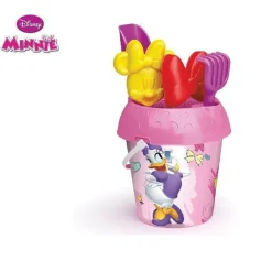 SECCHIELLO 18CM MINNIE CON FORMINE ACCESSORI GIOCHI MARE SPIAGGIA BAMBINE 744005