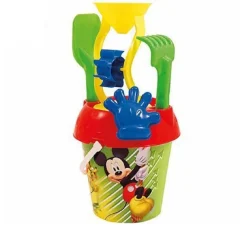 SECCHIELLO CON GIOCHI PER BAMBINI BEACH BUCKET 18 MULINO MICKEY MARE 691002A