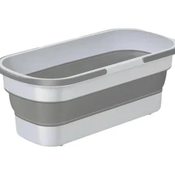 SECCHIO BACINELLA PIEGHEVOLE RICHIUDIBILE SALVASPAZIO CESTINO RETTANGOLARE 46CM