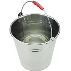 SECCHIO PATTUMIERA IN METALLO MULTIUSO MULTI FUNZIONE PITTURA PULIZIA 30CM